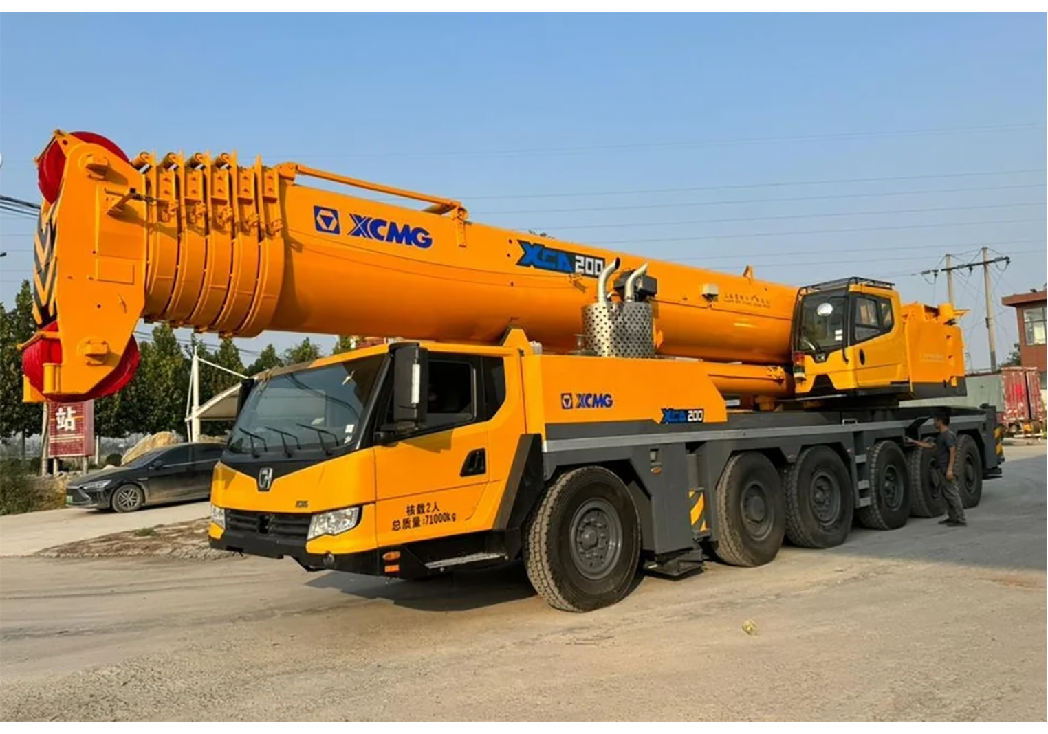 รถ เครน XCMG 200 Ton Crane